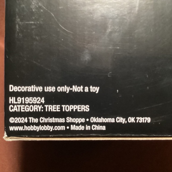 The Christmas Shoppe LED Lit Tree Topper New - Picture 12 of 17